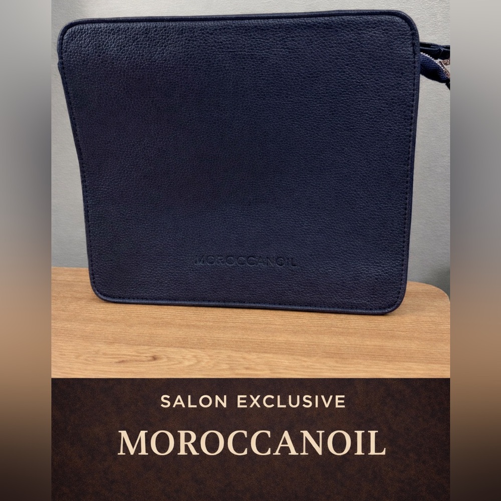 Moroccanoil Deep Blue Makeup Travel Bag